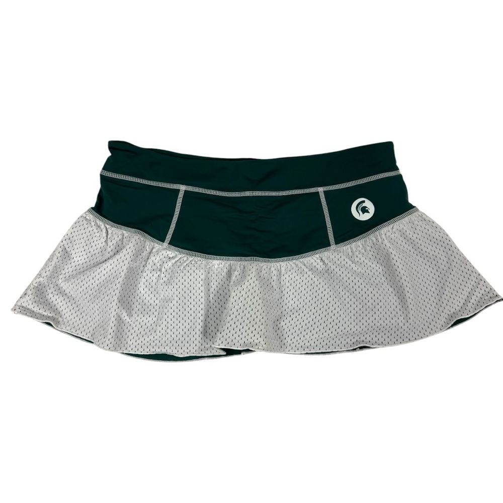 NWOT Nuyu Spartan MSU Michigan State University Collegiate Womens Skort
